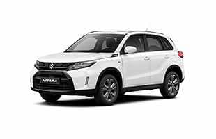 Abbildung zeigt weißen Vitara