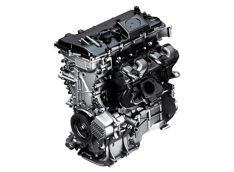 Abbildung zeigt 1,8-Liter Benzinmotor mit Elektromotor