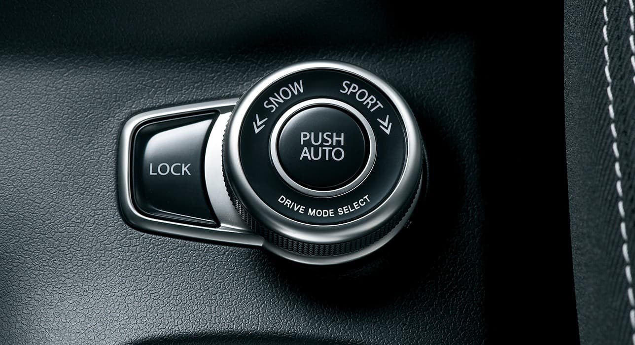 Abbildung zeigt Button für Allrad Antrieb