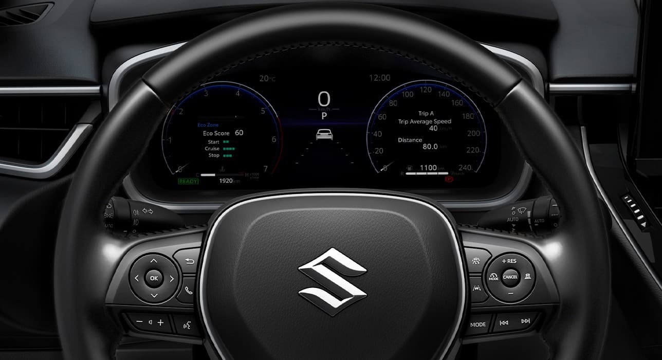 Abbildung zeigt Lenkrad