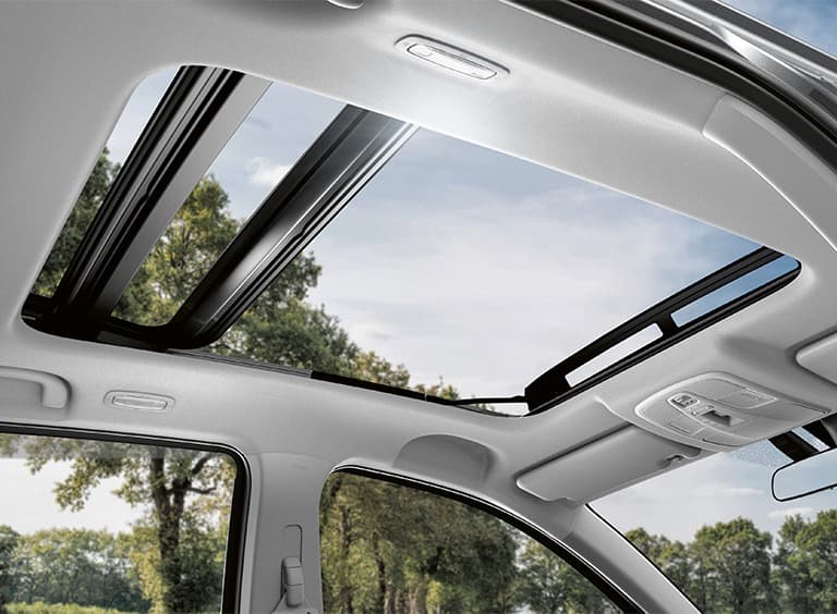 Abbildung zeigt Panorama-Glasschiebehubdach